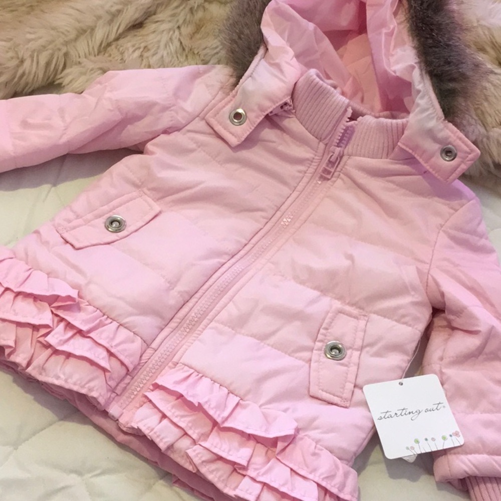 Starting Out 18M pink jacket girls